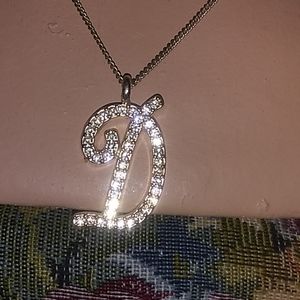 Necklace and Initial "D" Pendant